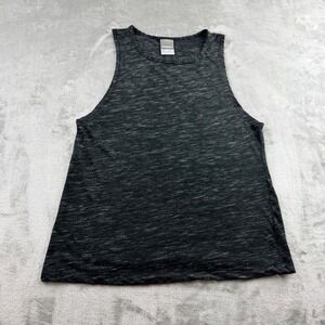 Rainbeau Curves Black Space Dye Open Back‎ Active Tank Top Women's Small 95867RS